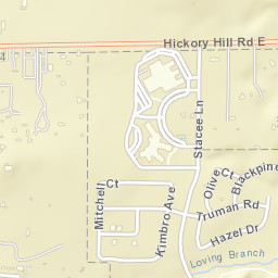 2186 East Hickory Hill Road, Argyle, TX Street Map