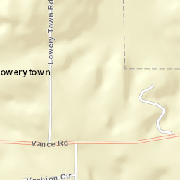 Lowerytown Alabama Street Map