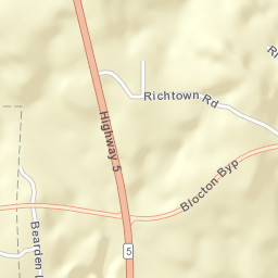 Richtown Alabama Street Map