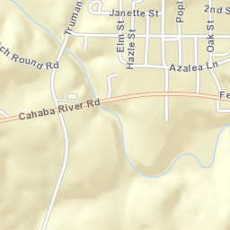 West Blocton Alabama Street Map