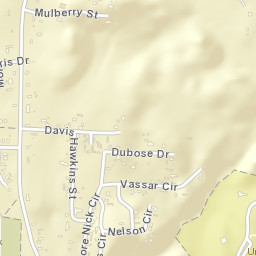 Almont Alabama Street Map