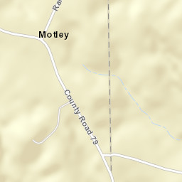 Motley Alabama Street Map
