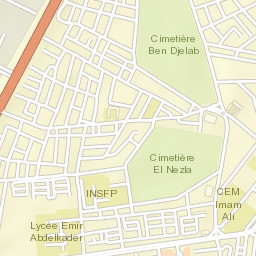 Touggourt Street Map