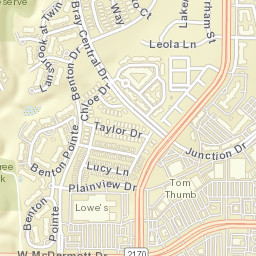 904 W McDermott Dr Allen TX Street Map