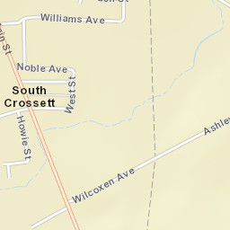 South Crossett Arkansas Street Map