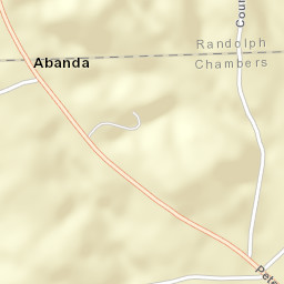Abanda Alabama Street Map