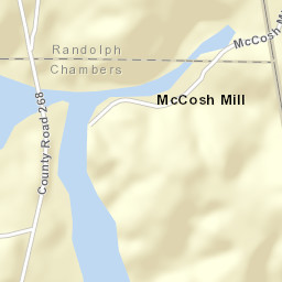 McCosh Mill Alabama Street Map