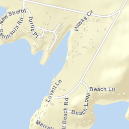 Dogwood Point Alabama Street Map