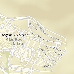 Kefar Rosh HaNiqra Street Map