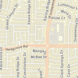 8228 Spring Ridge Dr Plano TX Street Map