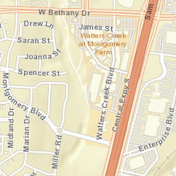 810 Central Expressway, Watters Creek at Montgomery Farm, All Street Map