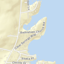 Spring Creek Alabama Street Map