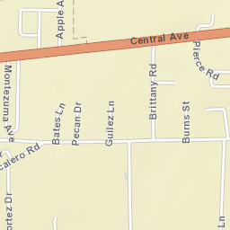 1030-1066 Old Mescalero Rd Tularosa Street Map