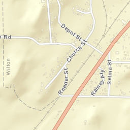 Wilton Alabama Street Map