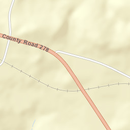 Standing Rock Alabama Street Map