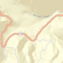 Banner California Street Map