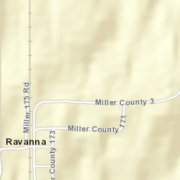 Ravanna Arkansas Street Map