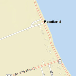 Readland Arkansas Street Map