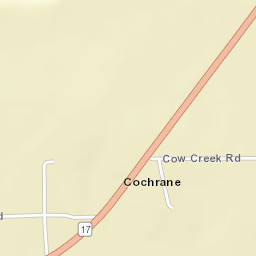 Cochrane Alabama Street Map