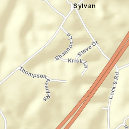Sylvan Alabama Street Map