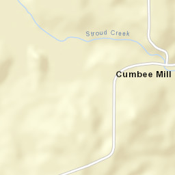 Cumbee Mill Alabama Street Map