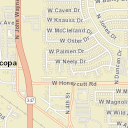 Maricopa Arizona Street Map