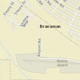 Branaman Arizona Street Map