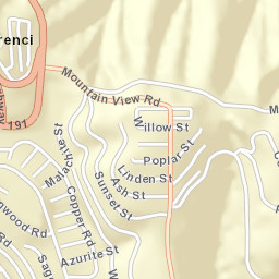 East Plantsite Arizona Street Map