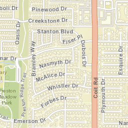 3901 Nantucket Dr Plano TX 75023 Street Map