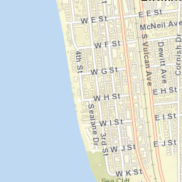 Encinitas California Street Map