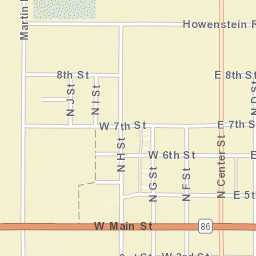 Westmorland California Street Map