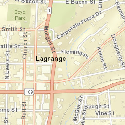 114 East Haralson Street LaGrange GA  Street Map