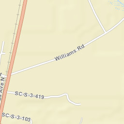 Buford's Bridge Highway, Fairfax, SC Street Map