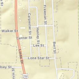 1134 U.S. 259, Daingerfield, TX 75638, USA Street Map
