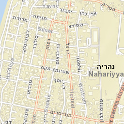 Nahariyya Street Map