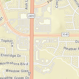 1905-1909 Tophill Drive, Flower Mound, TX Street Map