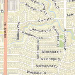 2013 Westridge Drive, Plano, TX 75075 Street Map
