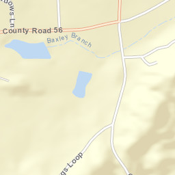 Weogufka Alabama Street Map