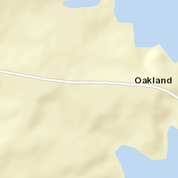 Oakland Alabama Street Map
