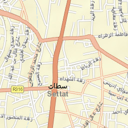 Settat Street Map