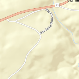 Sixmile Alabama Street Map