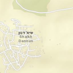 Esh Sheikh Dannūn Street Map