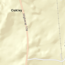 Oakley Alabama Street Map