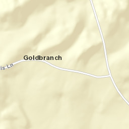 Gold Branch Alabama Street Map