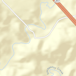 Bradford Alabama Street Map