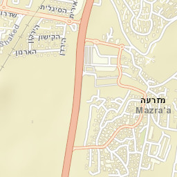 El Mazra‘a Street Map