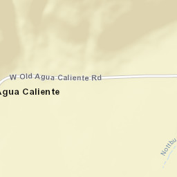 Agua Caliente Arizona Street Map