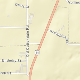 1070 North Main Street, Springtown, TX Street Map