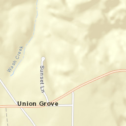 Union Grove Alabama Street Map