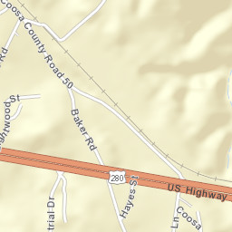 Kellyton Alabama Street Map